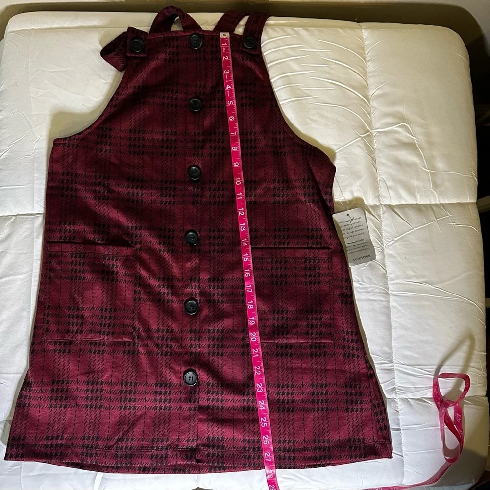 ke.ned.ik Herringbone Plaid Dress Jumper - Picture 11 of 12